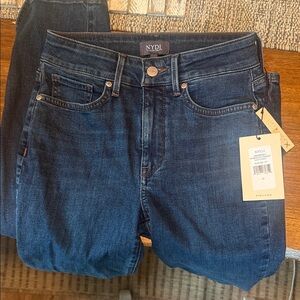 NYDJ Women's High Rise Jeans - Dark Blue
